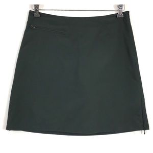 Patagonia Green Zip Skirt Skort Golf Activewear